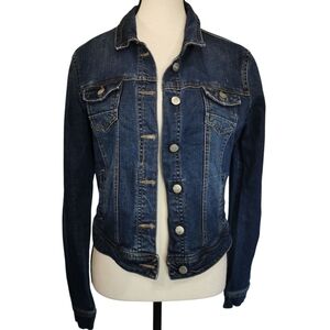 WGB By Walter Baker Dark Wash Denim Casual Jean Jacket - Sz M